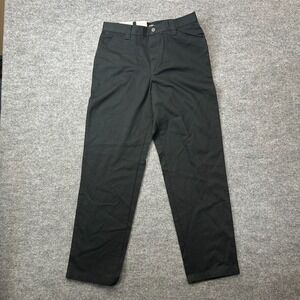 Riders by Lee Casual Pants Women's Black Eased Fit Pockets Chino NWT - 30X30